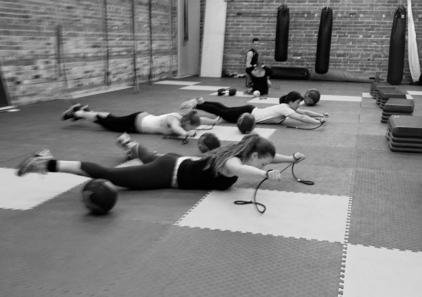 My regulars working through one of our total body strength days! 